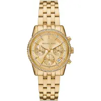 Michael Kors Ur - - MK7530 - Forgyldt rustfrit stål - 35 mm - Vandtæthed 5 ATM