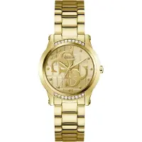 GUESS Analogt ur 'Annette' guld