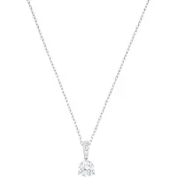 Swarovski Kæde 'Stilla' sølv / transparent