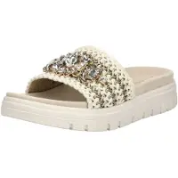 Bagatt Pantoletter lysebeige / guld / transparent