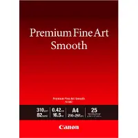 Canon Premium Fine Art FA-SM2 - Glat - 16,5 millioner - A4 (210 x 297 mm) - 310 g/m² - 82 pund - 25 ark fotopapir - for imagePROGRAF PRO-1000, PRO-300 PIXMA PRO-10S
