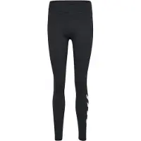 Hummel Sportsbukser 'Pulse' sort-meleret / hvid