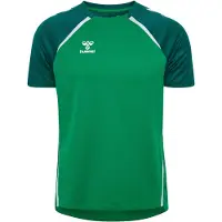 Hummel Trænings T-Shirt hmlLEAD 2.0 - Grøn/Grøn/Hvid, størrelse Medium