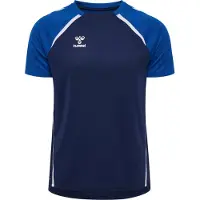 Hummel Trænings T-Shirt hmlLEAD 2.0 - Navy/Ægte blå/Hvid, størrelse XX-Large