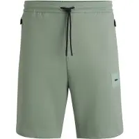 BOSS BOSStil mænd. 50537199 Headlo Rib Shorts grøn (L), Casual, Sport, Bomuld, Multisport