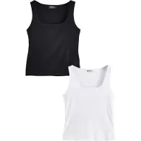 Next Overdel sort / hvid
