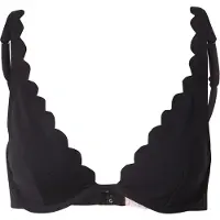 Hunkemoller Bikinioverdel 'Scallop' sort