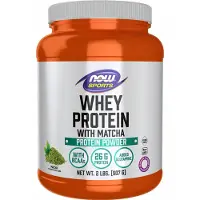 Now , Sports, Whey Protein Pulver, Matcha, 2 pund (907 g)