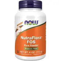 Now , NutraFlora FOS, Pure Powder, 4 oz (113 g)