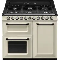 Smeg Tr103 100 Cm Gaskomfur Med Ovn 6 Blus