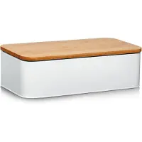 Zeller Bamboo duonos dėžė, aukštos kokybės metalas ir bambukas