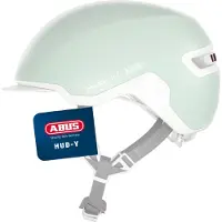 ABUS Hud-Y - pure white - MEDIUM (54-58 cm)