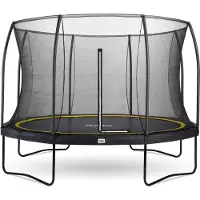 Salta Trampolin Comfort Edition Ø396 cm, sort inkl. sikkerhedsnet Salta (805-600)