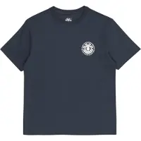 Element - Mærker - Seal Bp SS Tee Youth Eclipse Navy til UnisexUld - Børnetoj Størrelse 10 År - Flåde