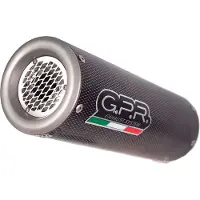 Gpr Exhaust Systems M3 Poppy Mv Agusta Brutale 750 S 00-06 Ref:mv.1.m3.pp Stainless Steel Homologeret Slip On Lyddæmper