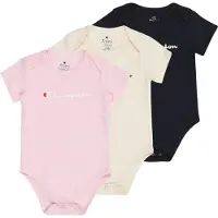 Champion Body k/æ - 3-pak - Pink/Navy/Beige - - 62/68 - Body K/Æ