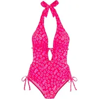 Buffalo Badedragt neonpink / rød