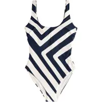 Next Badedragt navy / hvid