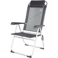 Aktive 44.5x55x103 Cm Aluminium Multipositions Sammenklappelig Stol