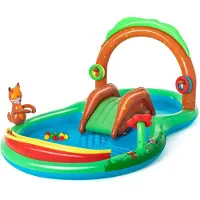 Bestway 53093, Oppustelig pool, 214 L, 8 formet figur, 2 År, PVC, Flerfarvet