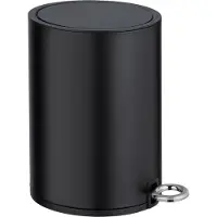 Wenko MONZA affaldsspand med pedal, sort