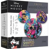Trefl Puslespil 500+5 trætællerformede ikoniske Mickey