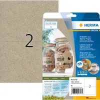 Herma 10757, Brun, Rektandel, Permanent, 210 x 148 mm, A4, Universel