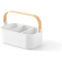Umbra Bellwood stabelbar opbevaringsbeholder Multipurpose Caddy Organizer 11 x 7 i hvid/naturlig