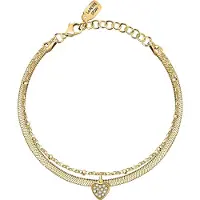La Petite Story Love Br Yg 2 Heart 16+3 Cm Armbånd