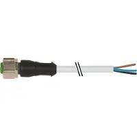 Murr Elektronik Føler-/sensorkabel m12 hun lige 4-polet a-kodet med kabel 4x0,34mm2 grå pvc ul,csa 10 meter