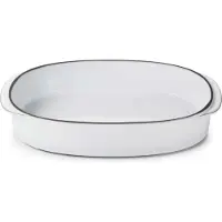 Revol Termotallerken/gryderet med form 34x25 cm, hvid
