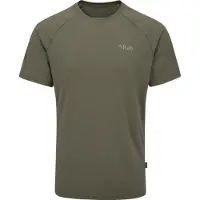 Rab - Trail running tøj - Sonic Tee Light Khaki til Unisex - Størrelse L - Kaki