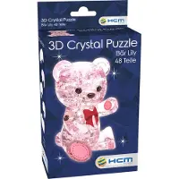 HCM Crystal Puzzle - Bear Lily pink - 59192