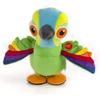 Bandai Zenon Farm Peppe Parrot Plysbamse Med Lyd
