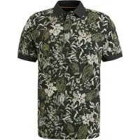 PME Legend PE Legend Poloshirt Piquet Print arineblå Blå ørkeblå Flerfarvet åle