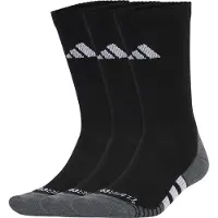 Adidas Sportssokker 'Performance CLIMACOOL Cushioned Crew 3 Pairs' grå / sort