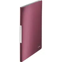Leitz Displaybog Style PP 20 lommer Granat rød - (10 stk.)