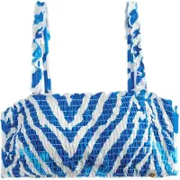 Next Bikinioverdel azur / royalblå / offwhite