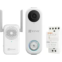 Ezviz DB1C - IP-intercomstation - trådløs - 802.11a/b/g/n - 2.4 Ghz, 5 GHz - med ringtransformer