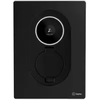 Zaptec Go 2 ladeboks 22kW, Type 2, WiFi og 4G, Asphalt black