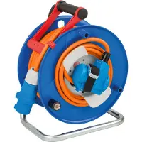 Brennenstuhl 1182470100, Sort, Blå, Orange, Rød, Plast, 23 m, IP44, 225 mm, 290 mm