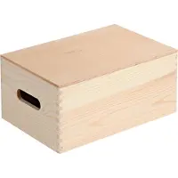 Kesper 69401, Opbevaringsboks, Træ, Rektangulær, Fyrretræ, Monokromatisk, Indendørs