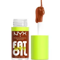 Nyx Fat Oil Lip Drip Lipgloss 4.8 ml Scrollin - Hellbraun