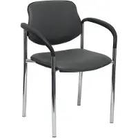 Nowy Styl Styl Faux Leather With Arms Fast Kontorstol