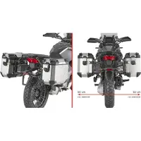 Givi Moto Guzzi Stelvio 2024 One-fit Monokey Cam-side Plo8208cam Montering Af Sidetasker