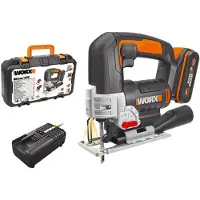 WORX WX543, Øverste håndtag, Sort, Orange, Batteri, 18 V, 18 V