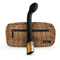 Huismerk Nila - G-punkt vibrator - genopladelig, vandtæt - leopard-sort