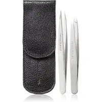 Tweezerman Retail Collection Black Case Øjenbrynsæt 1 stk.