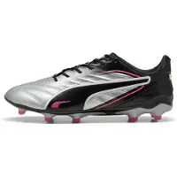 Puma KING PRO FG/AG Football Boots Unisex, Shoes, Silver/Black/Sun Struck, 36