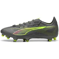 Puma ULTRA 5 MATCH FG/AG Football Boots Unisex, Shoes, Matte Aged Silver/Yellow Alert/Aged Silver, 42